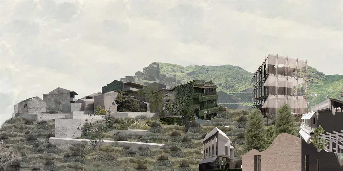 Island of Rebirth proposal for the abandoned Houtouwan village