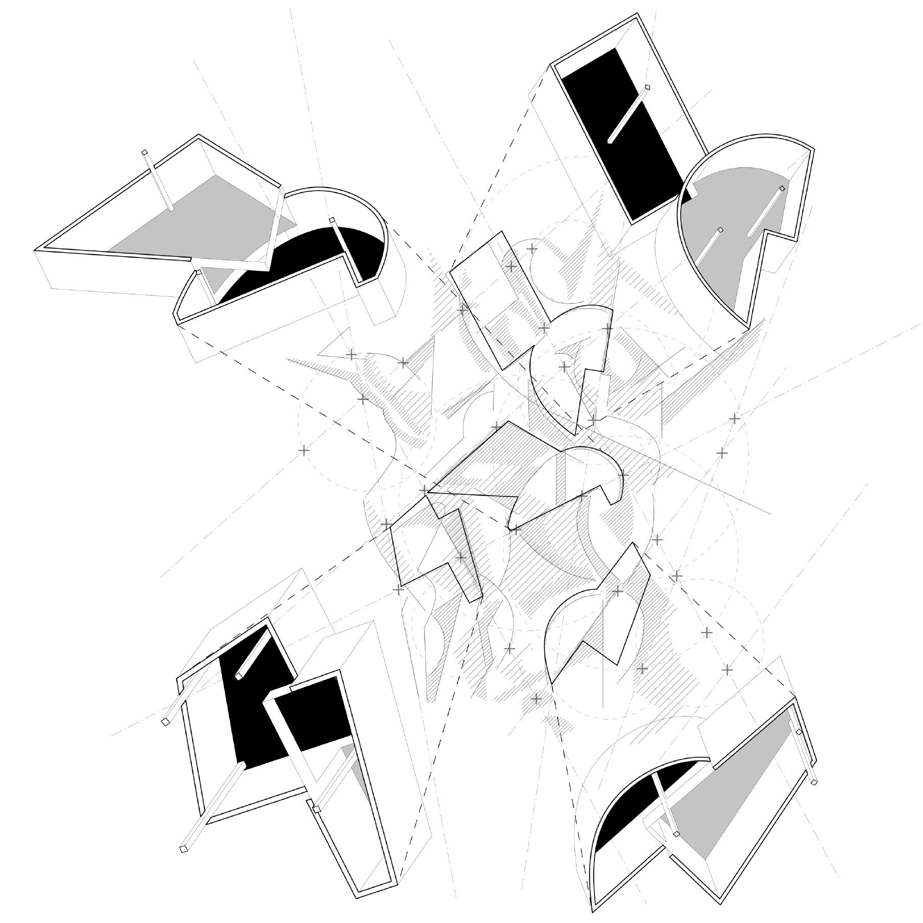 Three-dimensional conceptual assembly