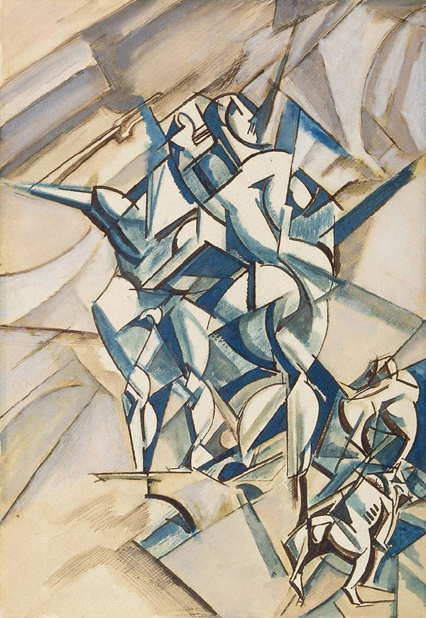 Wyndham Lewis Figure Composition reference